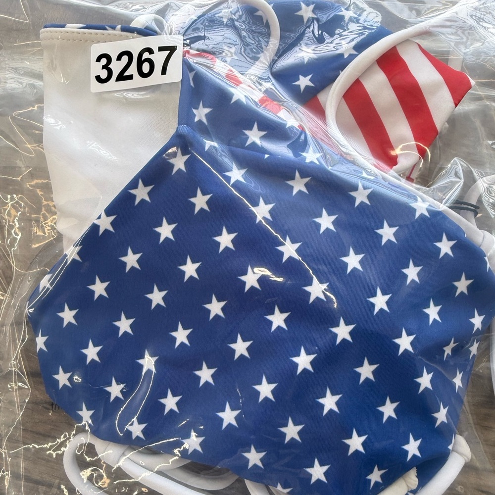 Stars & Stripes One Piece in American Flag size‎ small NWT - Picture 7 of 7